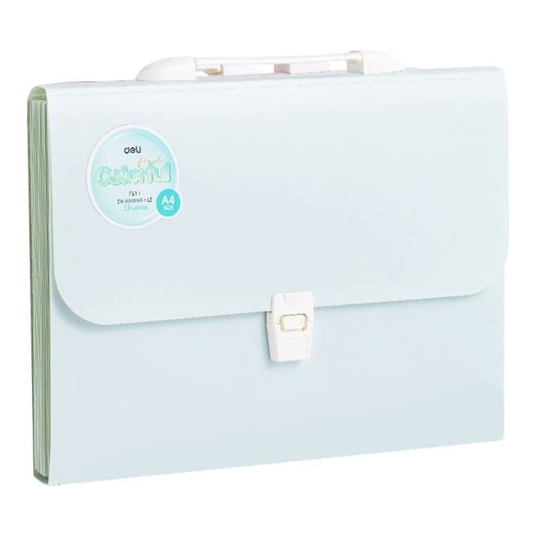 Servieta Plastic Cu Maner 13 Compartimente Diverse Culori Macarons Deli