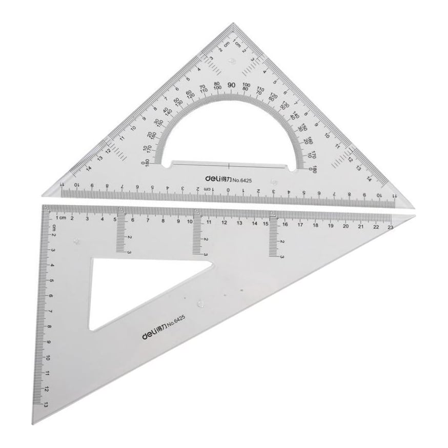 Set 2 Echere 23CM Transparente Deli