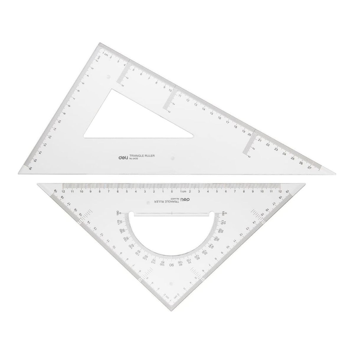 Set 2 Echere 28CM Transparente Deli