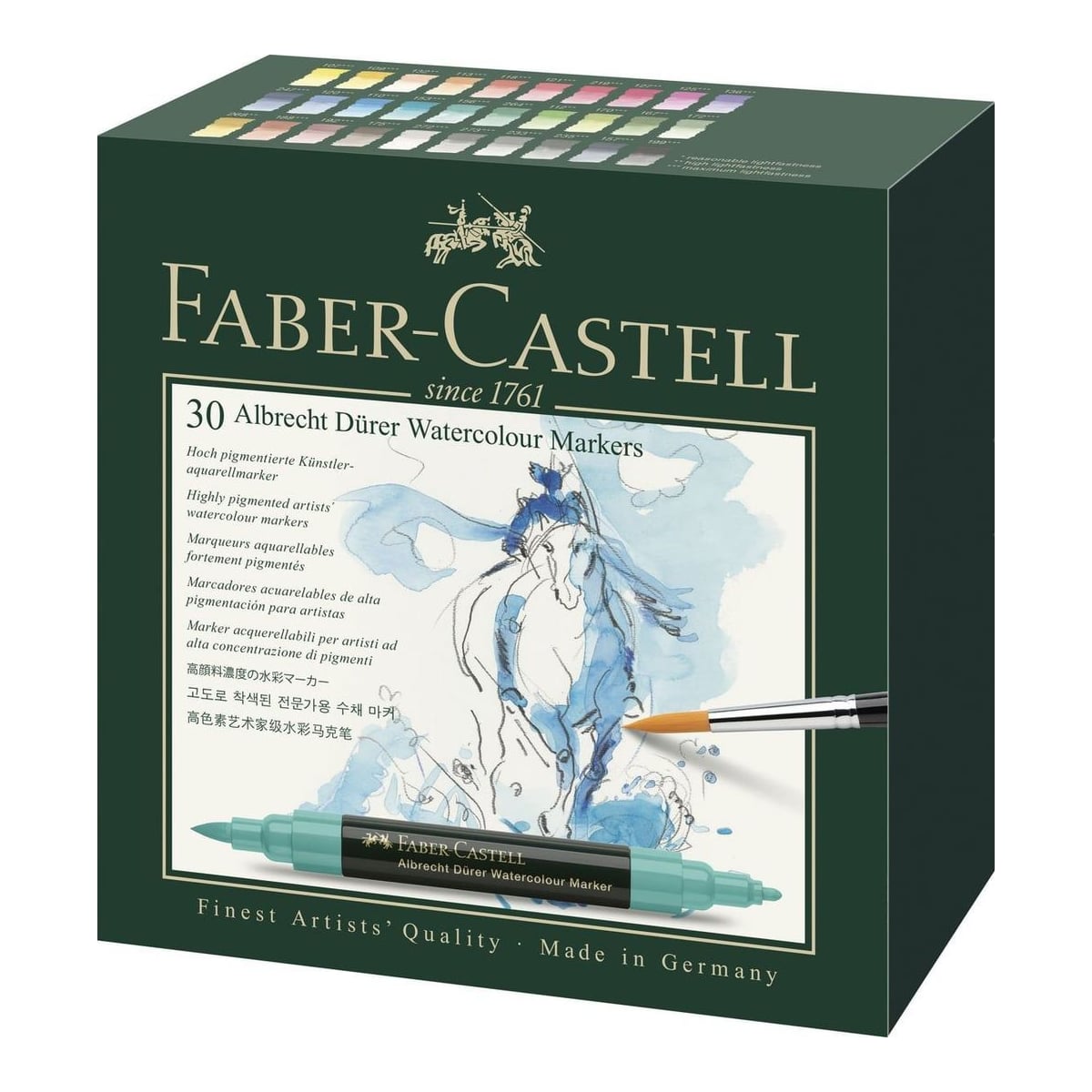 Set 30 Markere Solubile Albrecht Durer Faber-castell