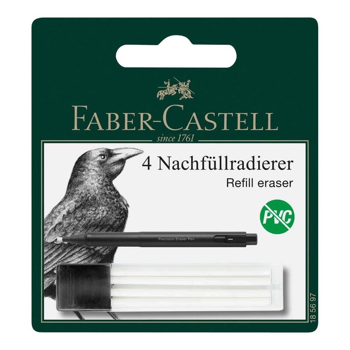 Set 4 Radiere Rezerva Pentru Radiera Creion Precision Faber-castell