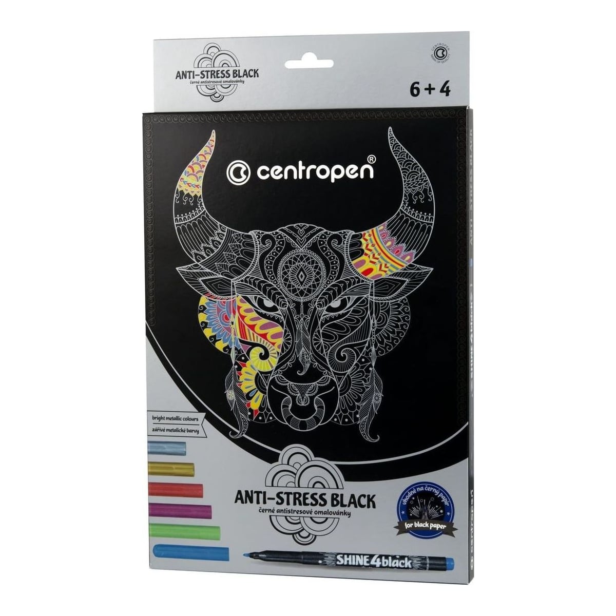 Set Coli Desen Anti-stress + 6 Markere Centropen