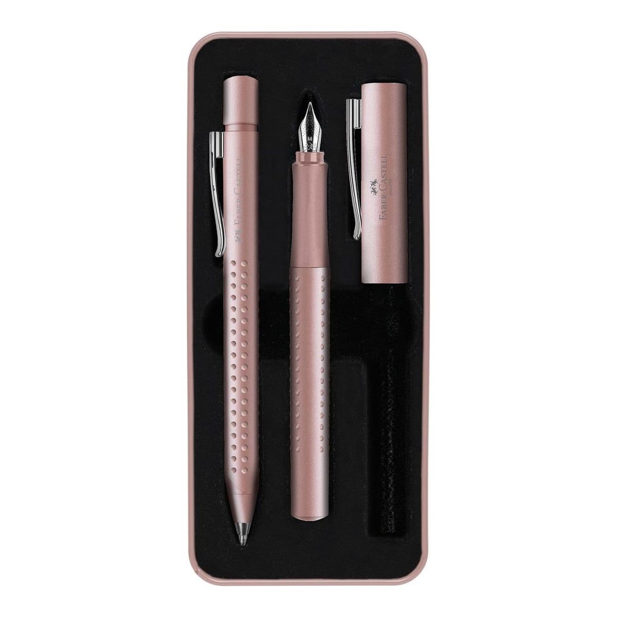 Set Cadou Stilou + Pix Grip 2011 Rose Faber-castell
