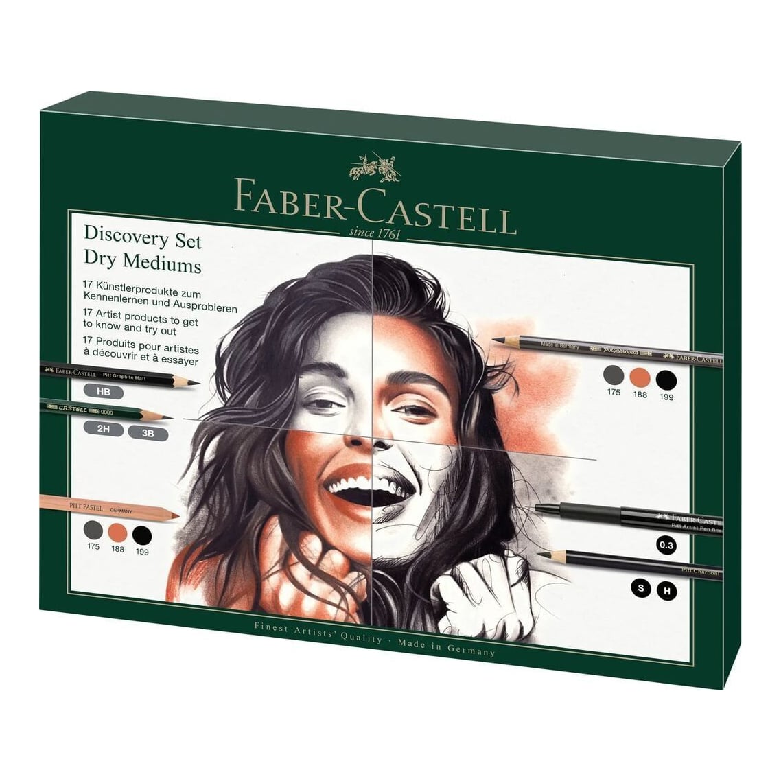 Set Arta Discovery Desen Uscat 17 Piese Faber-castell