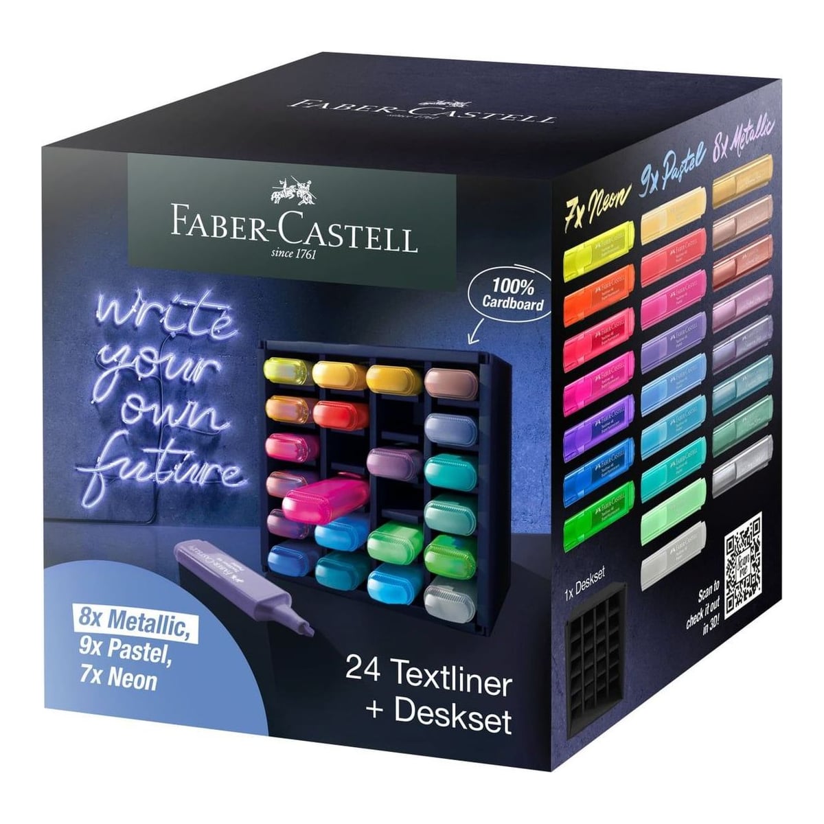 Set Birou 24 Buc Textmarker 46 Faber-castell