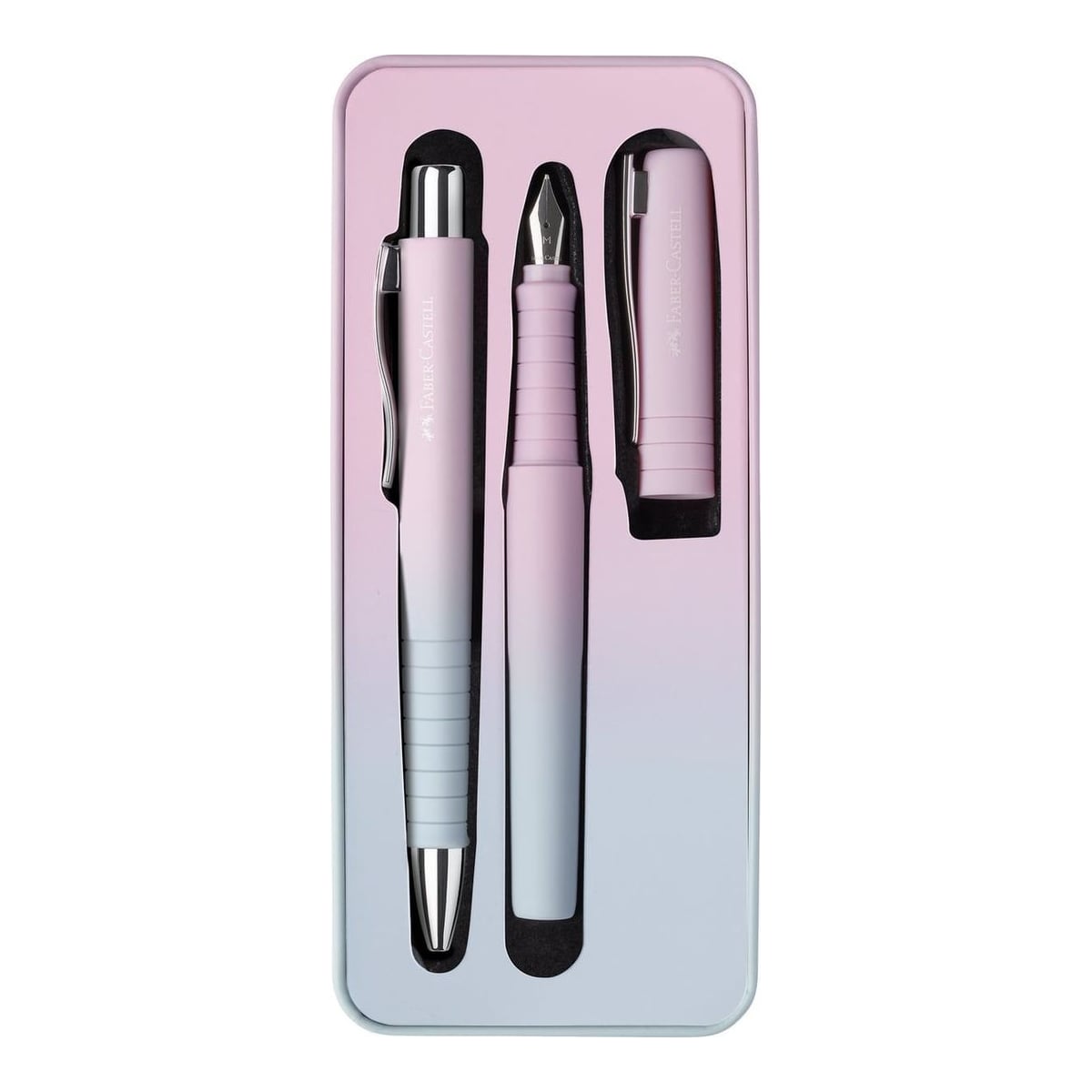 Set Stilou M + Pix Xb Poly Flow Roz-bleu Faber-castell