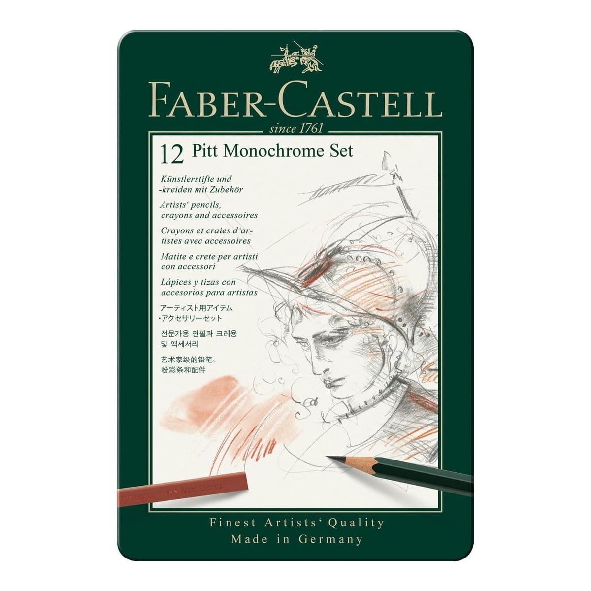 Set Pitt Monochrome 12 Buc Nou Faber-castell