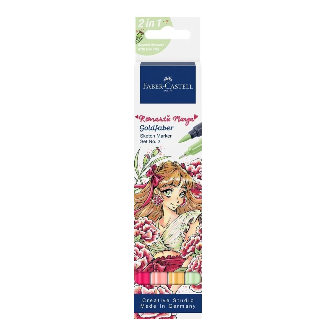Set Romantic Manga NO.2 4 Bucati Sketch Markere Goldfaber Faber-castell