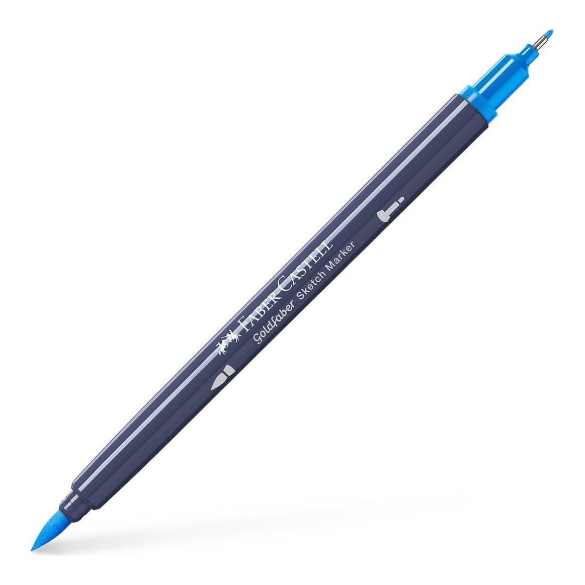 Sketch Marker 2 Capete Albastru Marin 451 Goldfaber Faber-castell