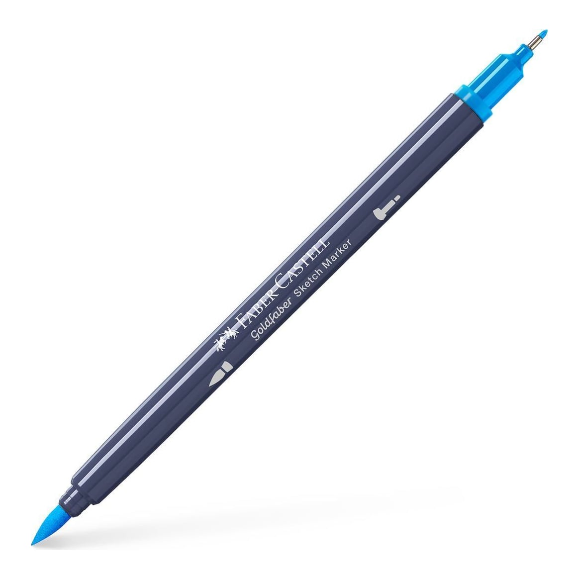 Sketch Marker 2 Capete Albastru Azur 449 Goldfaber Faber-castell