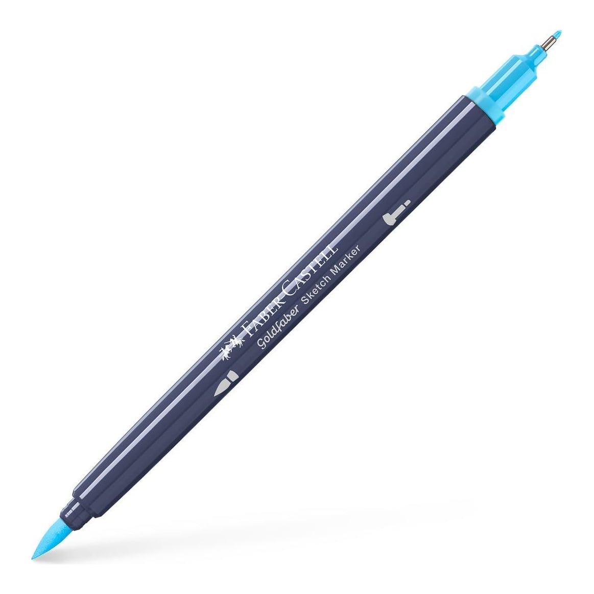 Sketch Marker 2 Capete Albastru Apa 164 Goldfaber Faber-castell