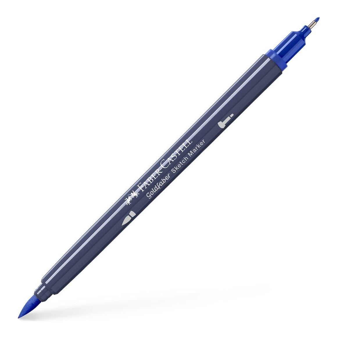 Sketch Marker 2 Capete Albastru Indian 247 Goldfaber Faber-castell