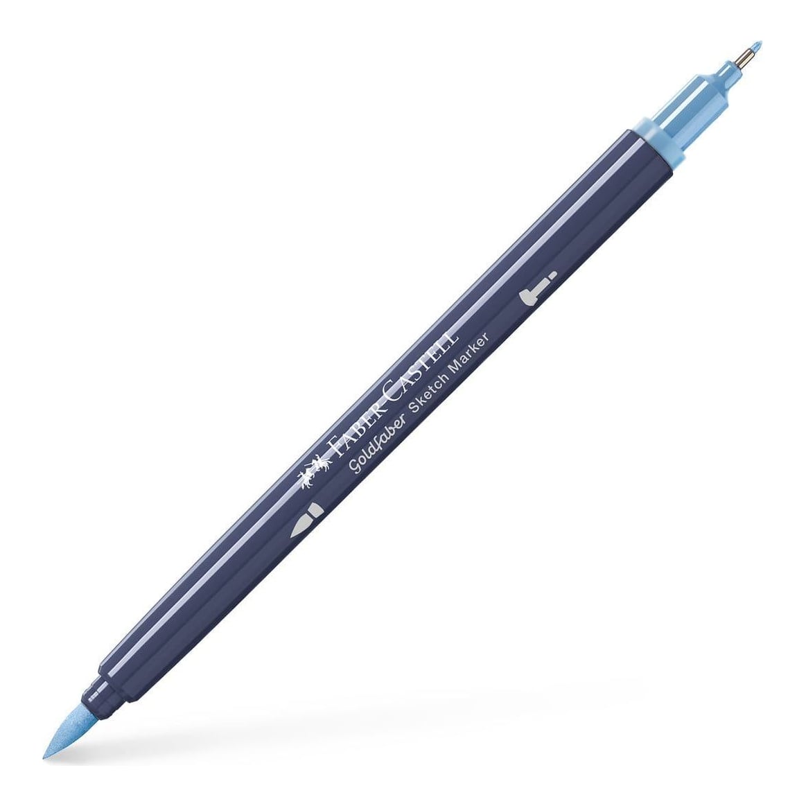 Sketch Marker 2 Capete Bleu Porumbel Inchis 453 Goldfaber Faber-castell