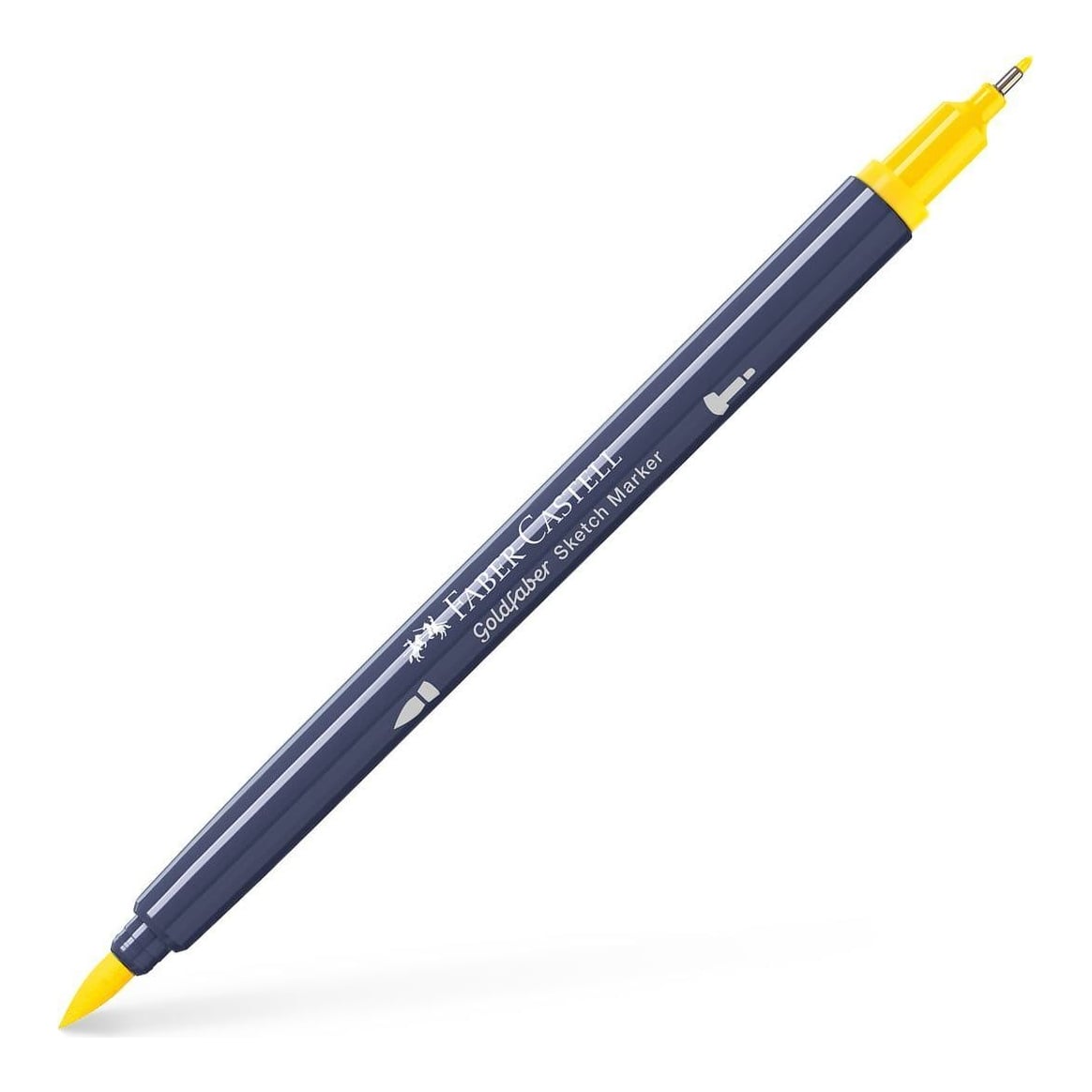 Sketch Marker 2 Capete Galben Cadmium 107 Goldfaber Faber-castell