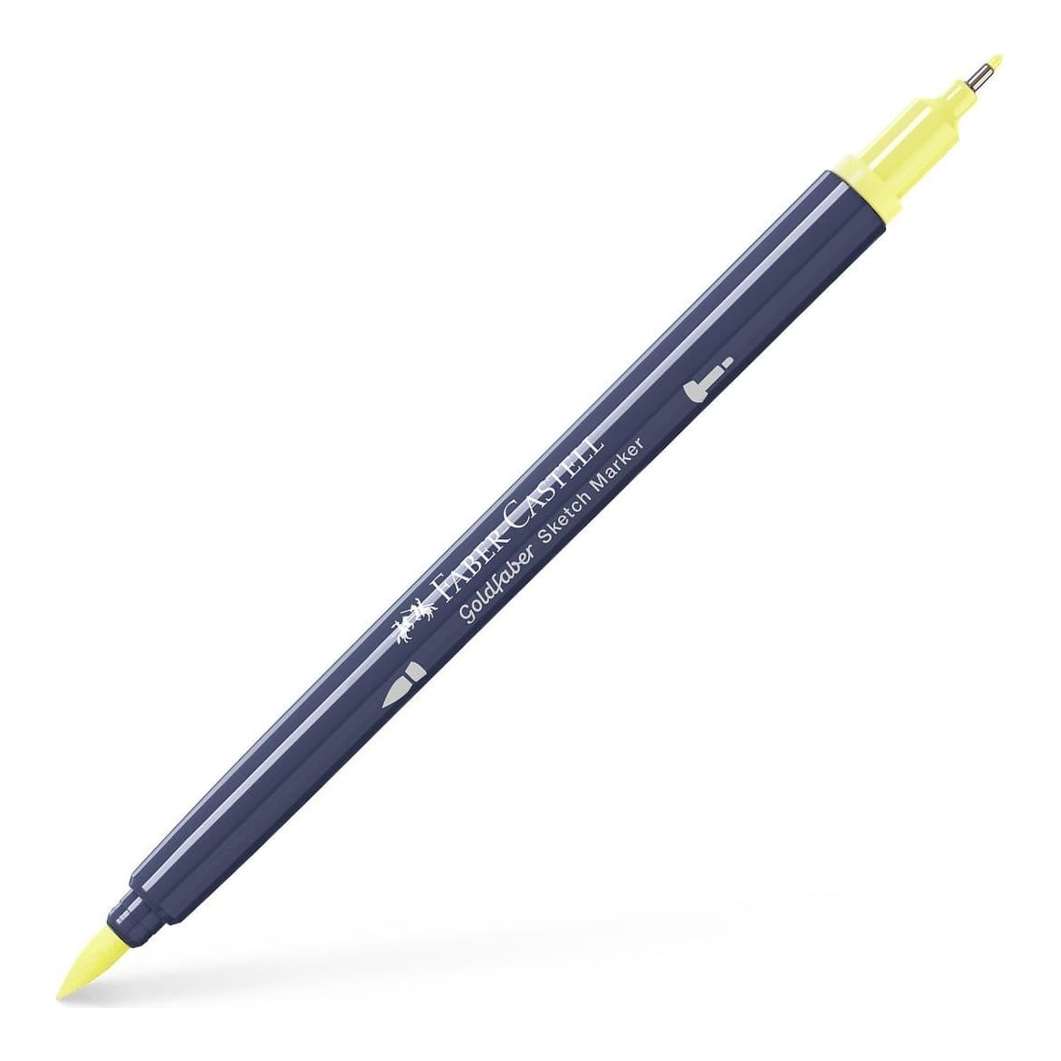 Sketch Marker 2 Capete Galben Deschis Glazurat 104 Goldfaber Faber-castell