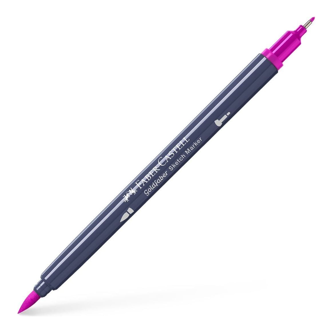 Sketch Marker 2 Capete Roz Purpuriu Mediu 125 Goldfaber Faber-castell