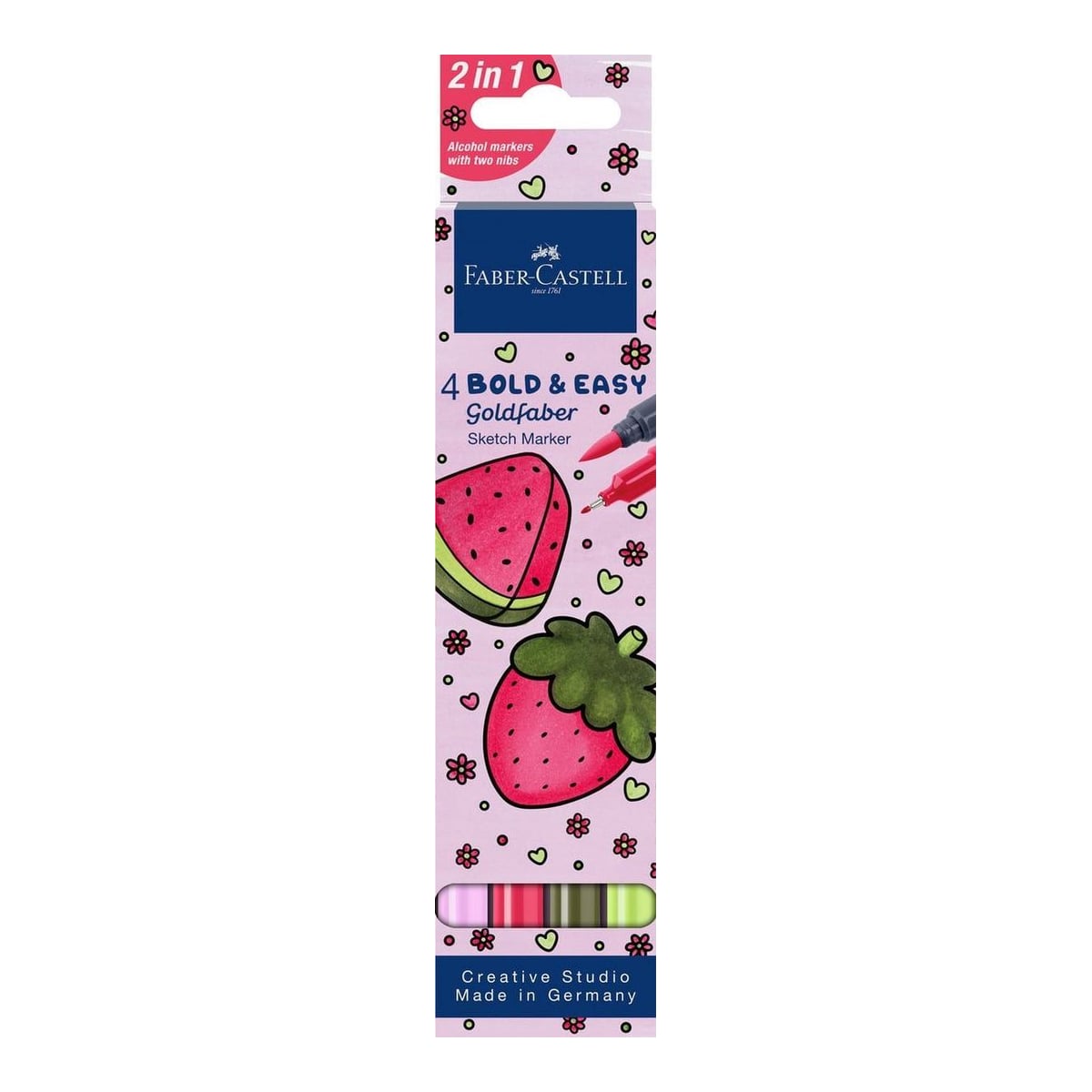 Sketch Marker 2 Capete Set 4 Bold And Easy I Goldfaber Faber-castell