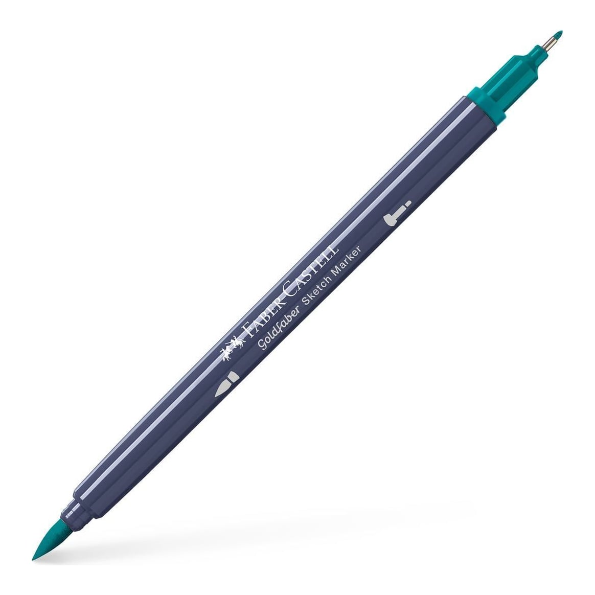 Sketch Marker 2 Capete Verde Cobalt Inchis 313 Goldfaber Faber-castell