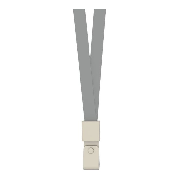 Snur Textil Pentru Ecuson Gri Capsa Pvc 450*15MM 12 Buc/Set Deli