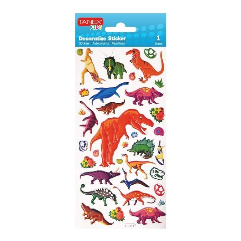 Sticker Puffy Dino TNX-25132 Tanex