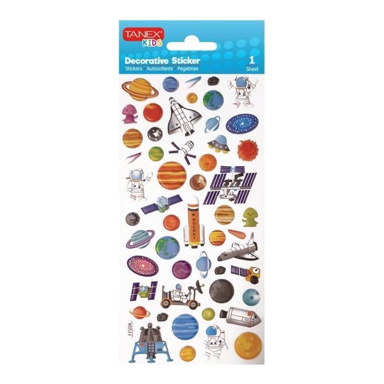 Sticker Puffy Space TNX-25133 Tanex
