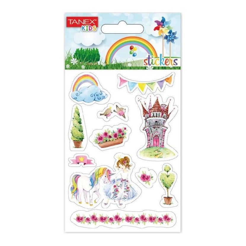 Sticker Unicorn 2/Set Tanex