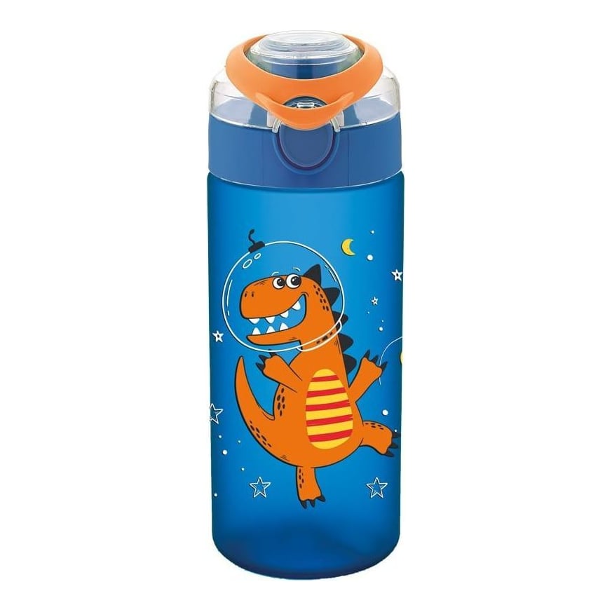Sticla Apa Pt Copii Tritan Soft Touch 500ML Cu Deschidere Automata Si Maner Transport T-0108 Noki