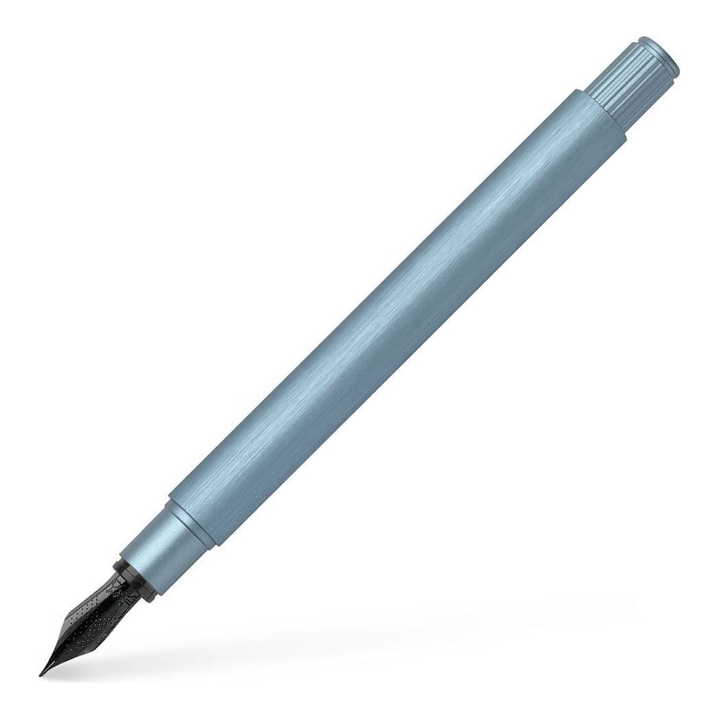 Stilou Neo Slim Aluminium Bleu Serenity M Faber-castell