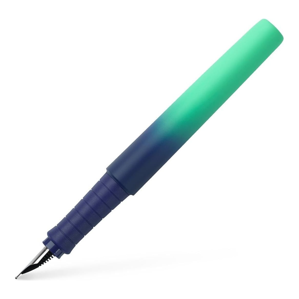 Stilou Poly Pen Flow Albastru-turcoaz M Faber-castell