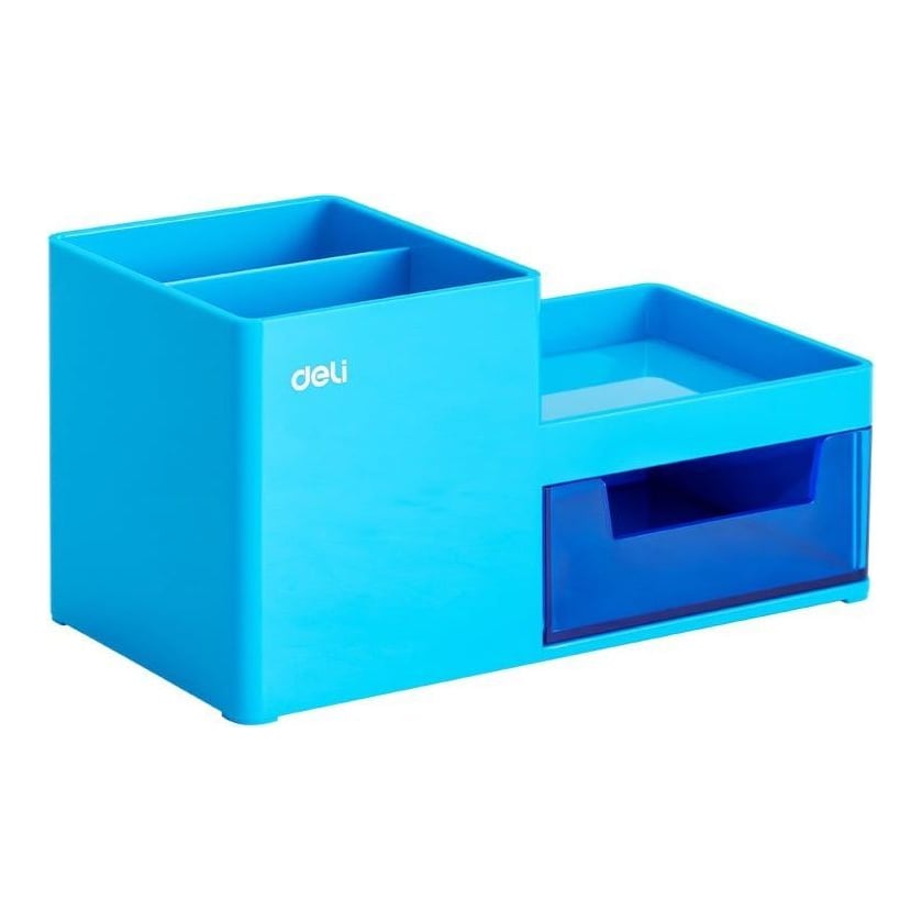 Suport Birou 3 Compart+sertar Bleu Deli