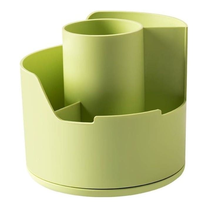 Suport Rotativ Instrumente De Scris 4 Compartimente Vernil Longreen Plastic Reciclat Deli