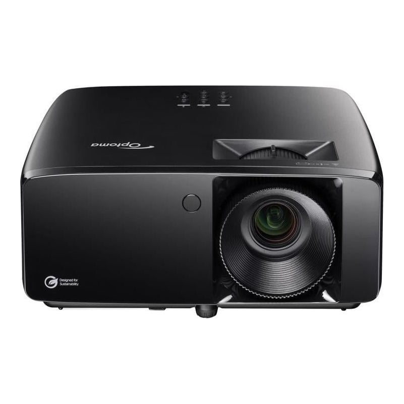 Videoproiector Optoma HZ147X, DLP laser FHD 1920*1080, 4.000 lumeni, contrast dinamic 2.500.000:1, 16:9/ 4:3/ 16:10, 30.000 ore, distanta maxima de proiectie 9.8 m, dimensiune maxima imagine 7.62 m/ 300", 2x HDMI 2.0, VGA, USB-A power 1.5A, RS232, RJ45, audio out, 29-31 dB, Full 3D, Security bar
