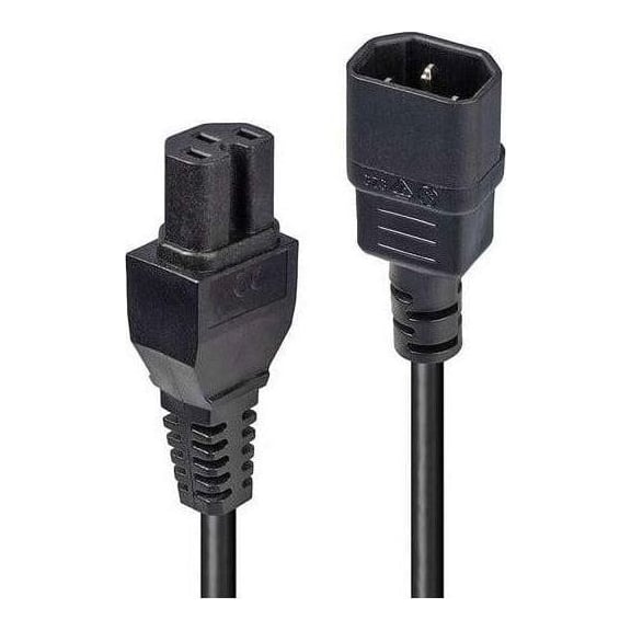 Cablu alimentare Lindy C14 to C15, lungime 3m, material PVC & PBT, negru