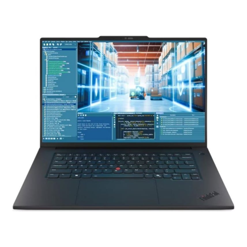 Lenovo Laptop ThinkPad P1 Gen 8; 16" WUXGA (1920x1200) IPS 500nits Anti-glare, 100% sRGB, 60Hz, Low Power, Eyesafe®, TÜV Low Blue Light; Intel Core™ Ultra 9 285H, 16C (6P + 8E + 2LPE) / 16T, Max Turbo up to 5.4GHz, 24MB Intel® Smart Cache; Video NVIDIA® RTX PRO 2000 Blackwell Generation 8GB GDDR7 Laptop