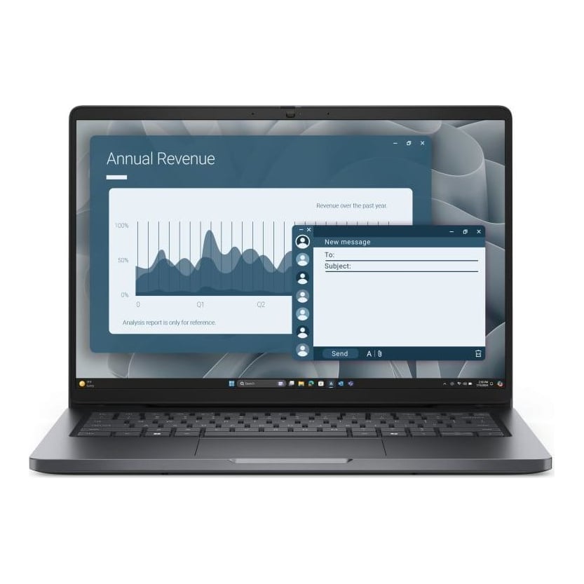 Laptop Business DELL Pro 14, cu procesor AMD Ryzen 5 220, 14'' IPS, 16 GB DDR5, 512 GB, AMD Radeon 740M, Windows 11 Pro, 3 ani Garantie