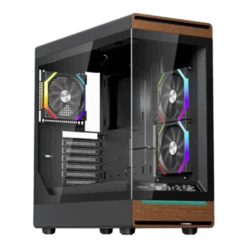 1st PLAYER Carcasa 1STPLAYER WD8-BK, RGB, Mid Tower, Black