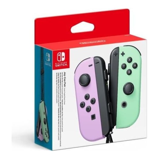 Nintendo 10011584. Device type: Gamepad, Gaming platforms supported: Nintendo Switch, Nintendo Switch OLED, Gaming control function buttons: D-pad, Home button. Connectivity technology: Wireless, Device interface: Bluetooth. Product colour: Green, Purple, Housing material: Plastic, LED indicators
