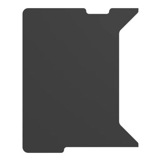 Piesa birou GENESIS HOLM MODULAR LEFT 60 cm, material MDF, culoare antracit