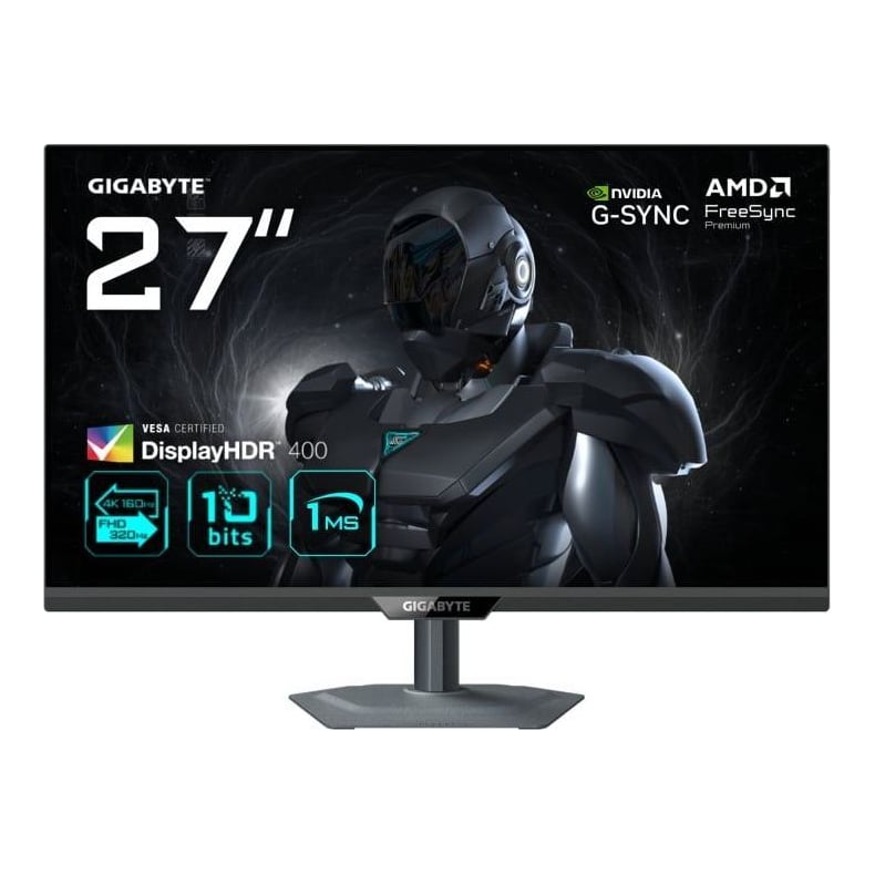 Monitor Gaming Gigabyte G27U, 27", 3840 x 2160 pixeli, Black, 2 ani Garantie