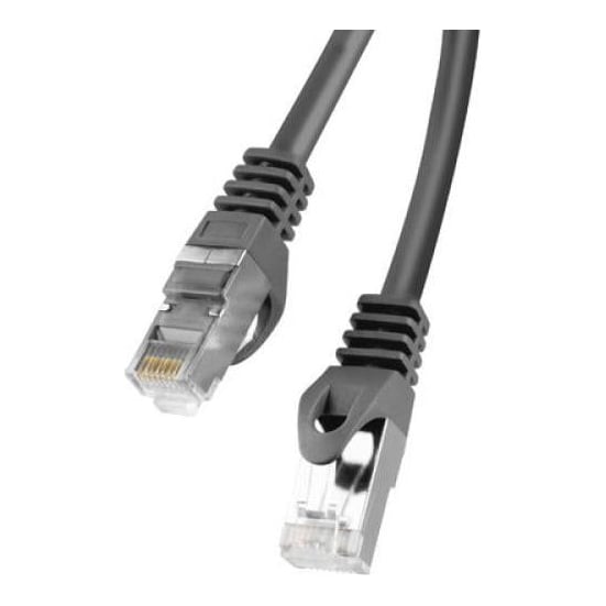 Patchcord CAT.6 Ftp 1M Black Fluke Passed Lanberg