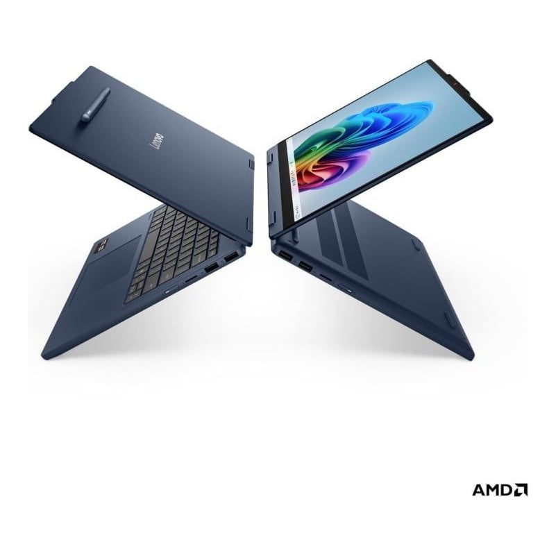 Laptop Consumer Lenovo IdeaPad 5 2-in-1 14AHP11, cu procesor AMD Ryzen 7 250, 14'' IPS, 16 GB DDR5, 1 TB, AMD Radeon 780M, Fara OS, 3 ani Garantie