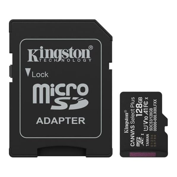 Kingston 128GB microSDXC Canvas Select Plus Gen3
