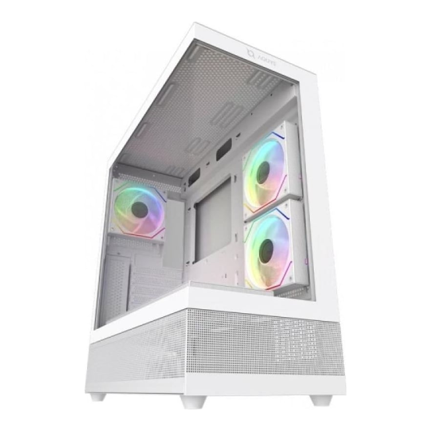 Carcasa AQIRYS Antlia, RGB, Mid Tower, White