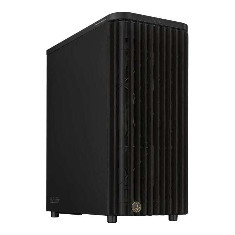 Carcasa ASUS PROART PA401 WOOD EDITION METAL PANEL Mid Tower ARGB NEGRU, Sloturi Expansiune 7, Drive Bays: 2x3.5" 2x2.5"/3.5", Ventilatoare Suportate: 5 (spate: 1x120mm, fata: 2x140mm sau 2x160mm, sus: 2x120mm sau 2x140mm), Ventilatoare Incluse: 2 (fata: 2x160mm), Fan Hub preinstalat, Format Placa