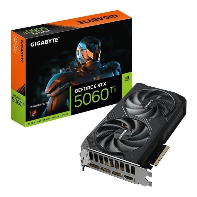 VGA Gigabyte RTX 5060 Ti Windforce 8 GB
