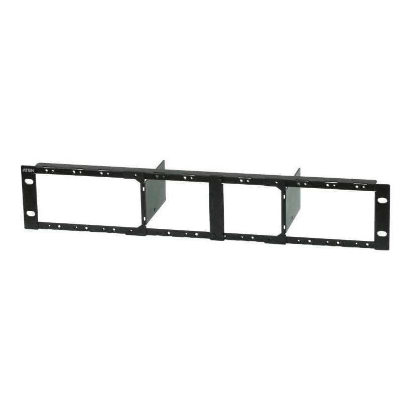 Rackmount kit video extender ATEN VE-RMK2U. Tipul: Kit montare, Culoarea produsului: Negru. Cantitate per ambalaj: 1 buc.. Greutate: 775 g