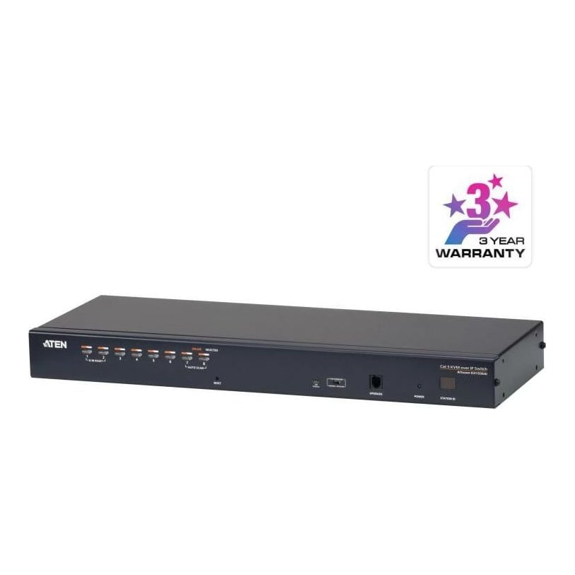ATEN KH1508AI-AX-G. Tastatură de tip port: USB, PS/2, Mouse tip de port: USB, PS/2, Video Type portul: VGA. Tip HD: WUXGA, Rezoluţia maximă: 1920 x 1200 Pixel, Lungime de bandă video: 60 Hz. Culoarea produsului: Negru, Material carcasă: Metal. Sursă de alimentare: AC, Tensiunea de intrare: 100 - 240