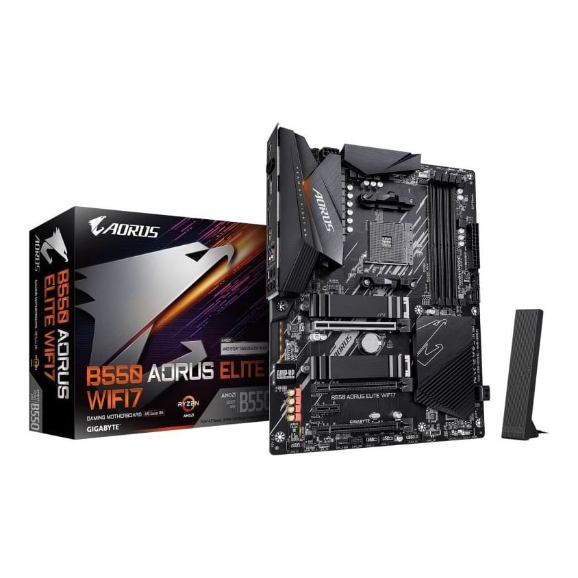 Placa de baza Gigabyte B550 AORUS ELITE WIFI7, Socket AM4, DDR4, ATX