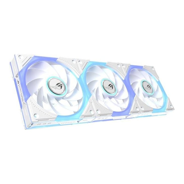 Ventilator Carcasa ASUS ROG Eurux GR120 ARGB Reverse Triple Pack, 12 cm, 2200 RPM, 3 ventilatoare, RGB