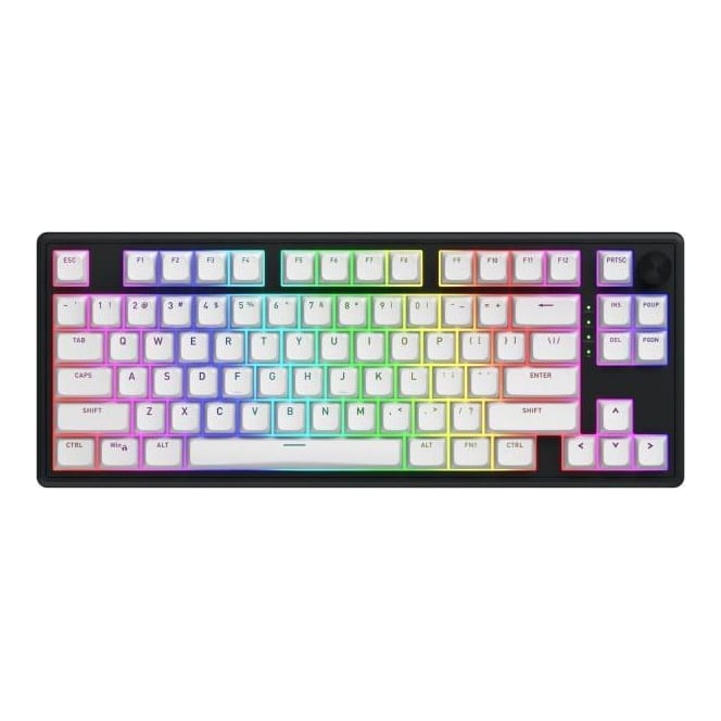 Tastatura WS Hator Skyfall 80 alb-negru